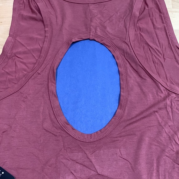 Vie Active Ashleigh Tank 2.0 top. Dusty rose. XL. NWT. Yoga Club. - Picture 3 of 6